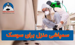 سمپاشی منازل برای سوسک